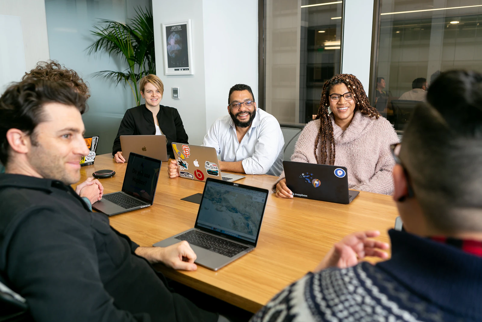 Operations team reviewing their CRM pipeline together