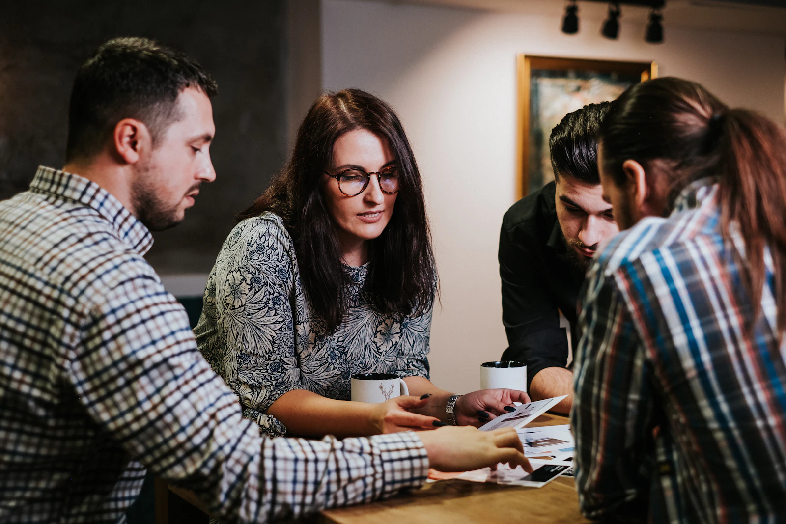Implementation specialists mapping a client's sales process