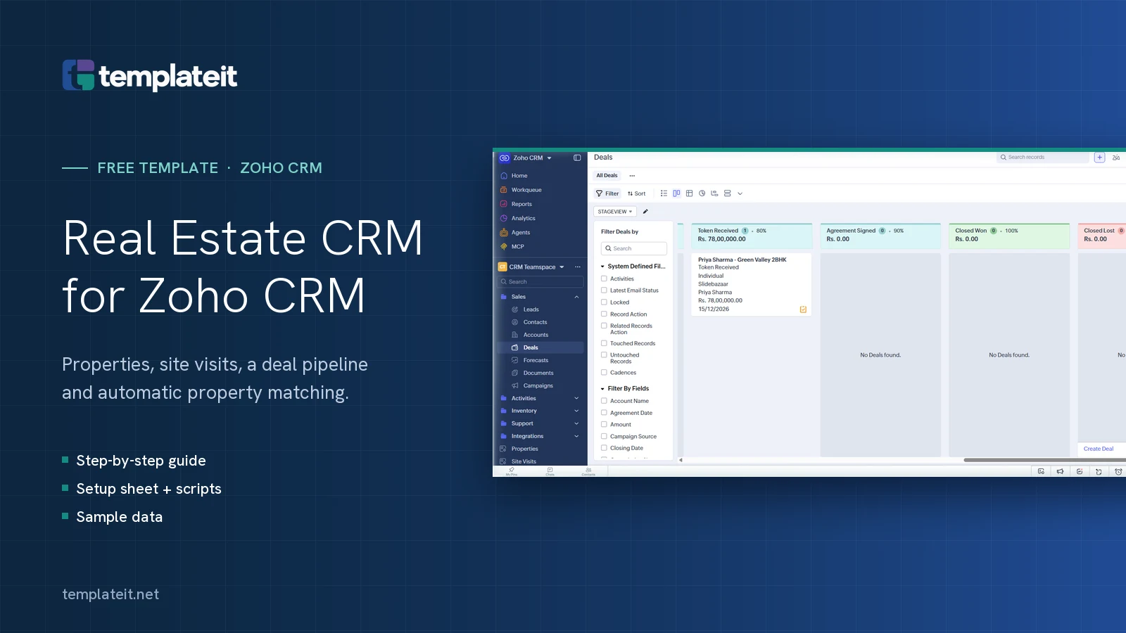 Real Estate CRM for Zoho CRM