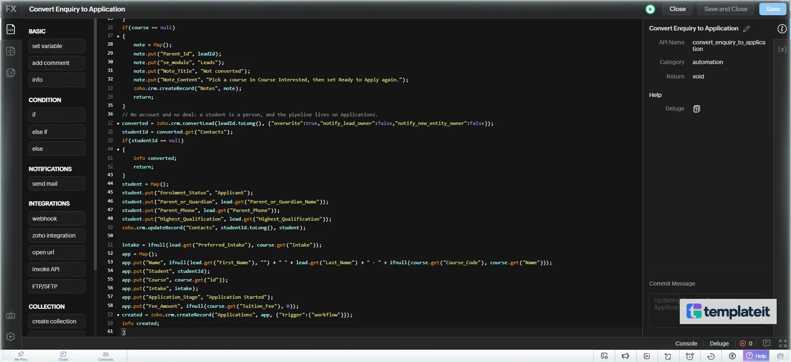 convert_enquiry_to_application saved
